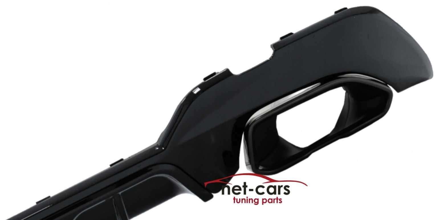 Dyfuzor spoiler tył + końcówki czarne BMW 3 G20 G21 M Pakiet M340i