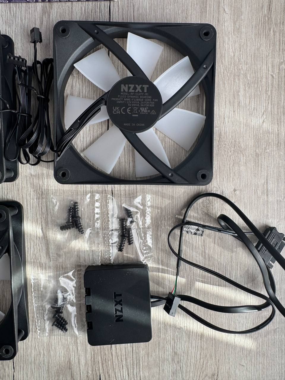 Вентилятор NZXT F120 RGB Core 120мм, чорний (RF-C12TF-B1)