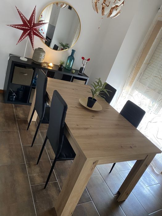 4 cadeiras pretas **urgente**