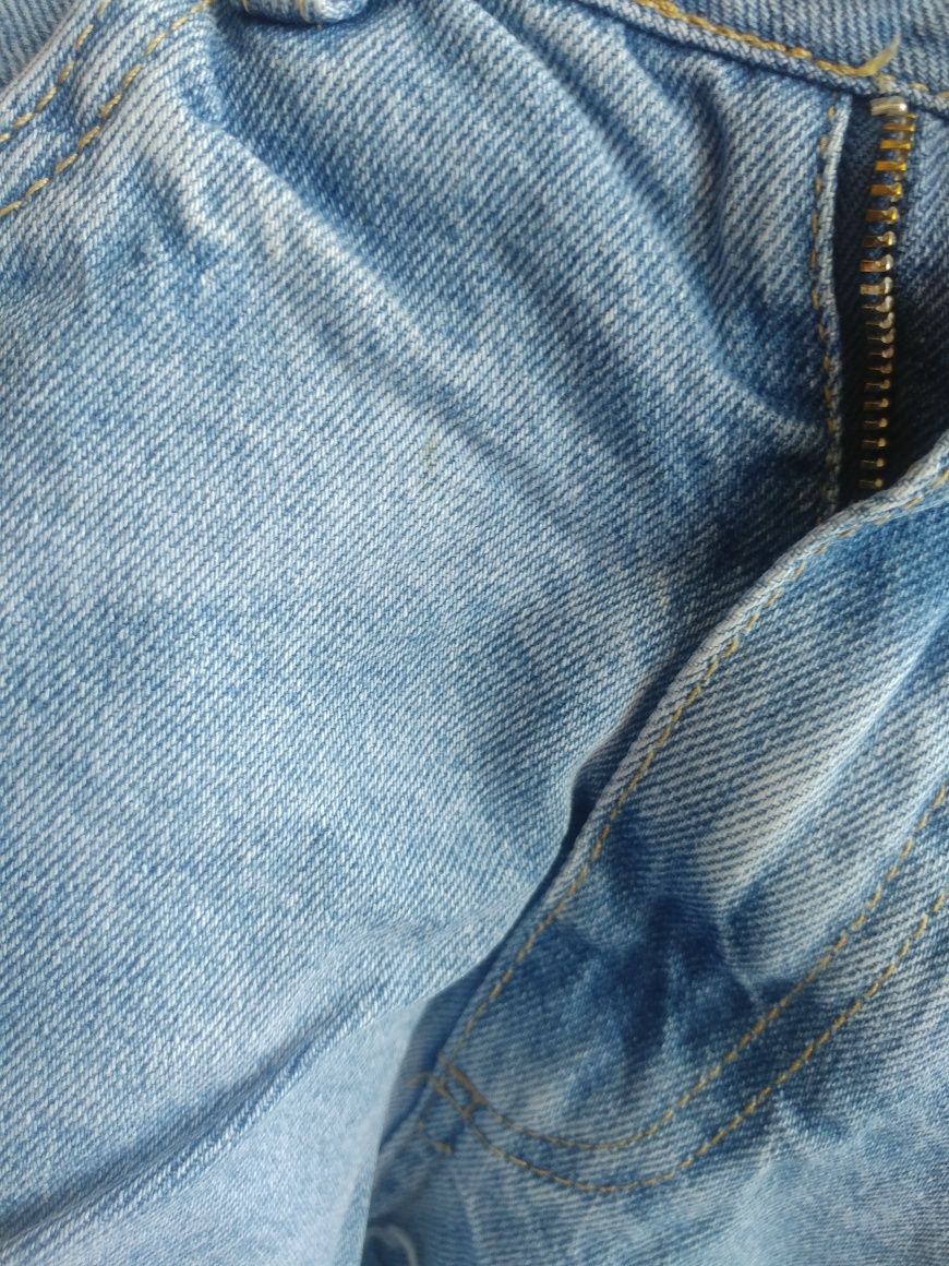 Spodenki szorty jeansowe super high rise Stradivarius