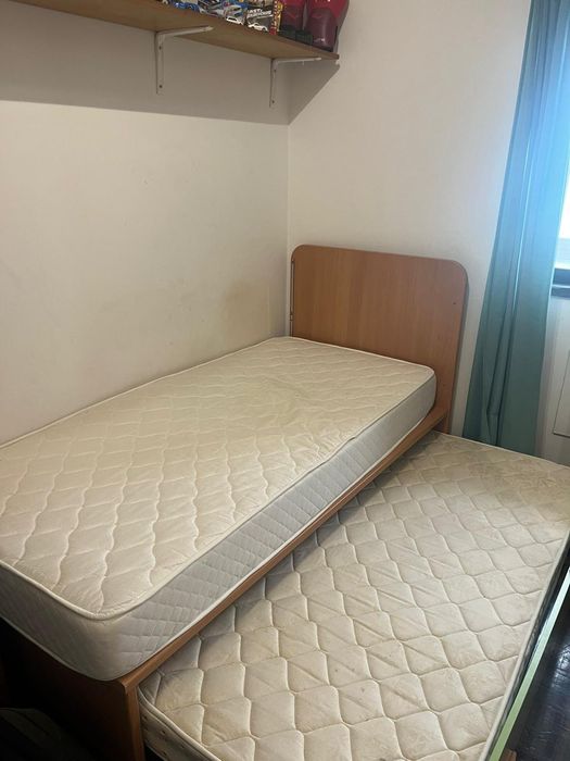 Cama dupla de gavetão