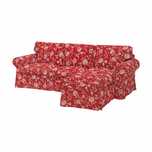 EKTORP Capa para sofá de 3 lugares com chaise longue