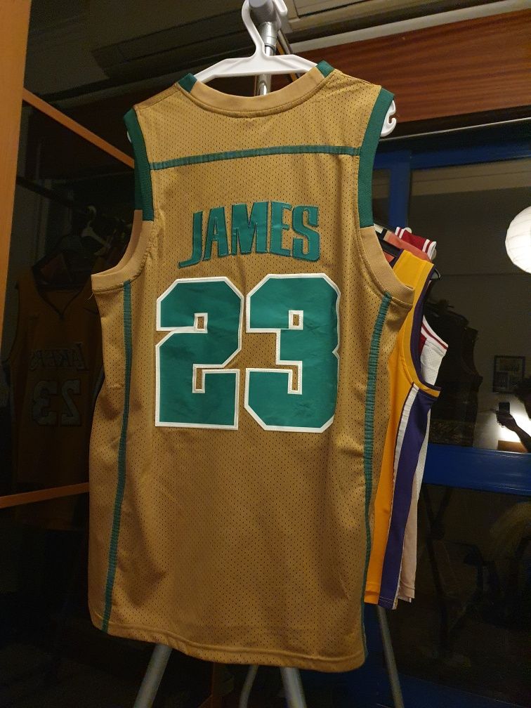 Jersey camisola nba e high-school Kobe/Lebron