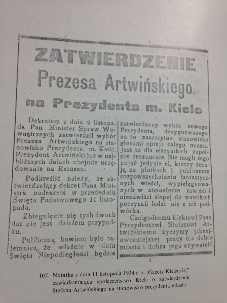 Epitafium Prezydenta Artwińskiego