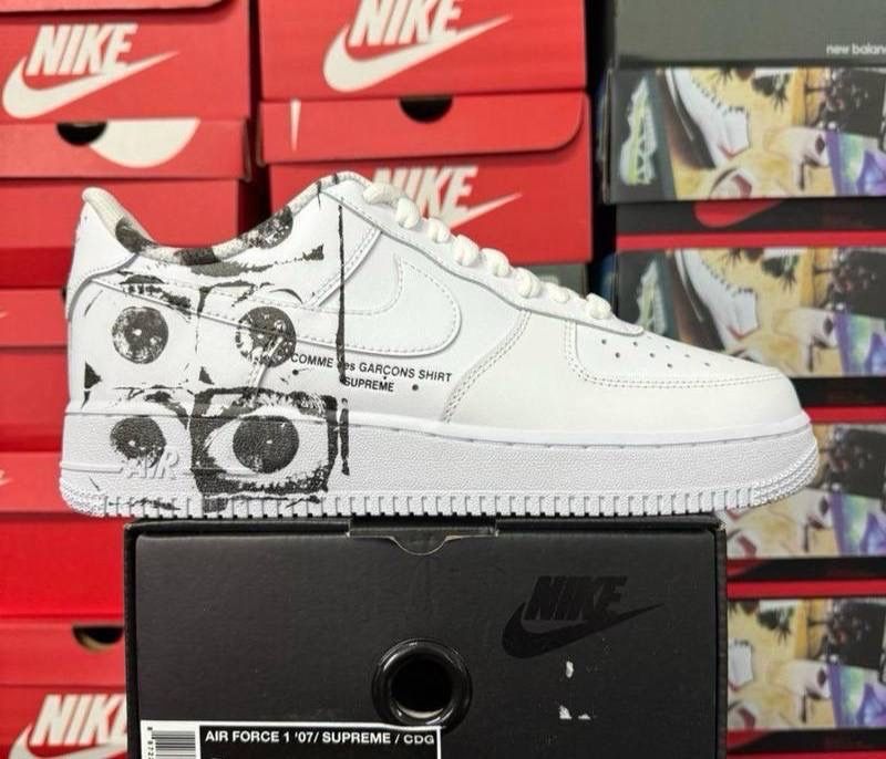 [РОЗПРОДАЖ] кросівки Nike Air Force x Supreme x Comme Das Garcons