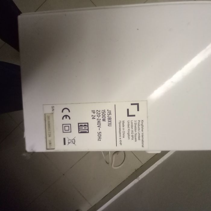 Radiadores eléctricos  1000 W 1500 W