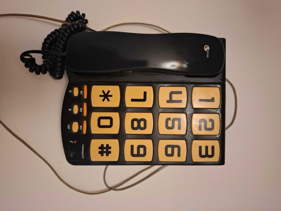 Telefon przewodowy Topcom Sologic T101