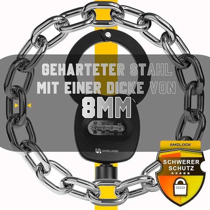 Bezpieczny Łańcuchowy Zamek Antykradzieżowy do Hulajnóg /Rowerów