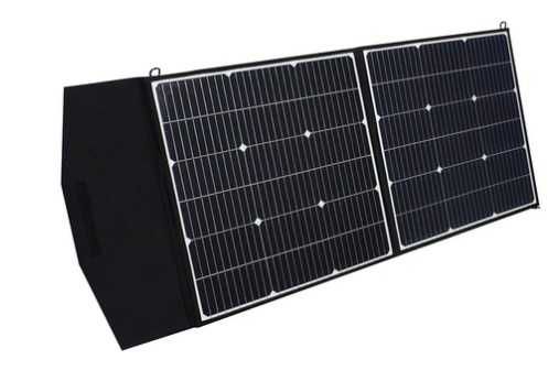 Painel Solar Dobrável Portátil de 100W e 200W