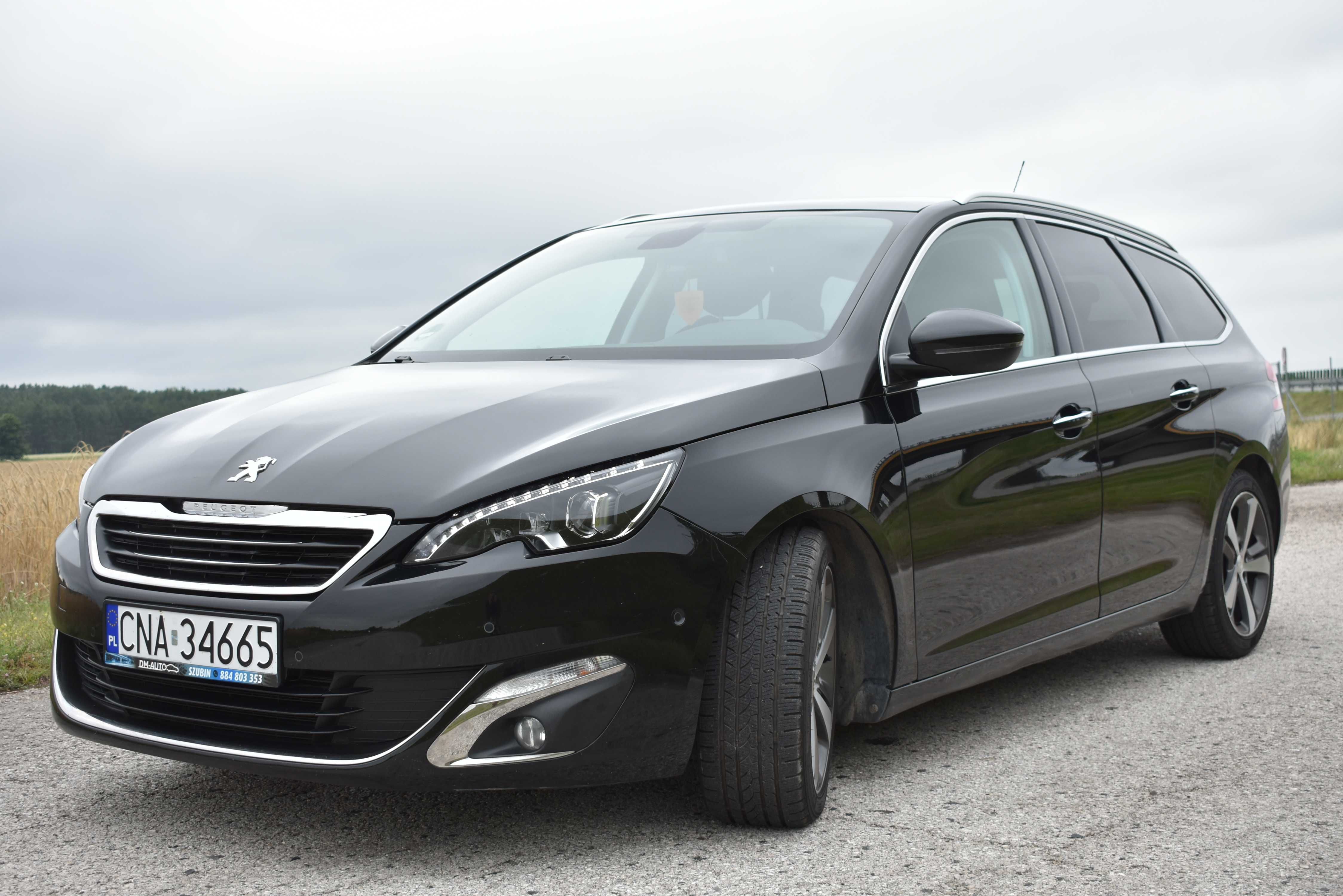 Peugeot 308 1.6HDI FULL LED Skóra/Alcantara Pano Kamera NOWY Rozrząd
