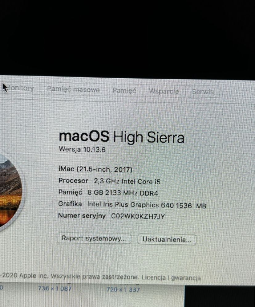 Sprzedam iMac 21,5