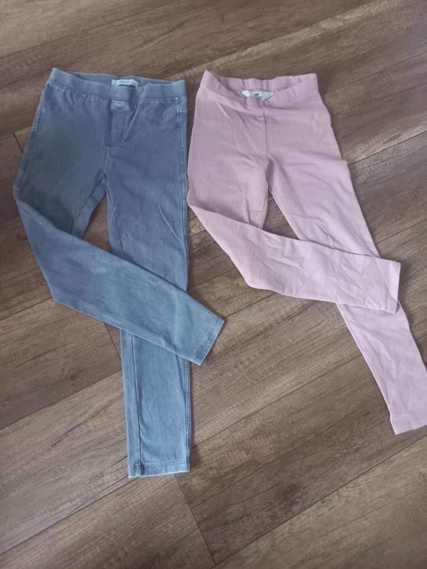 2 x Spodnie HM Reserved skiny i leginsy 134
