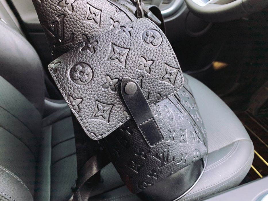 Louis Vuitton christopher мужской рюкзак портфель ранец черный