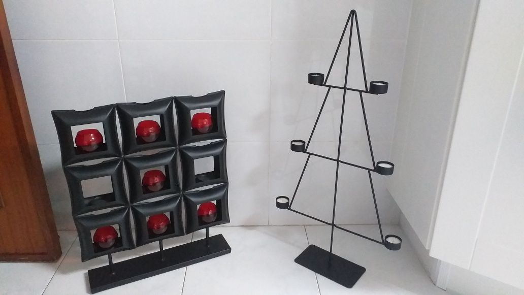 Árvore Natal com velas