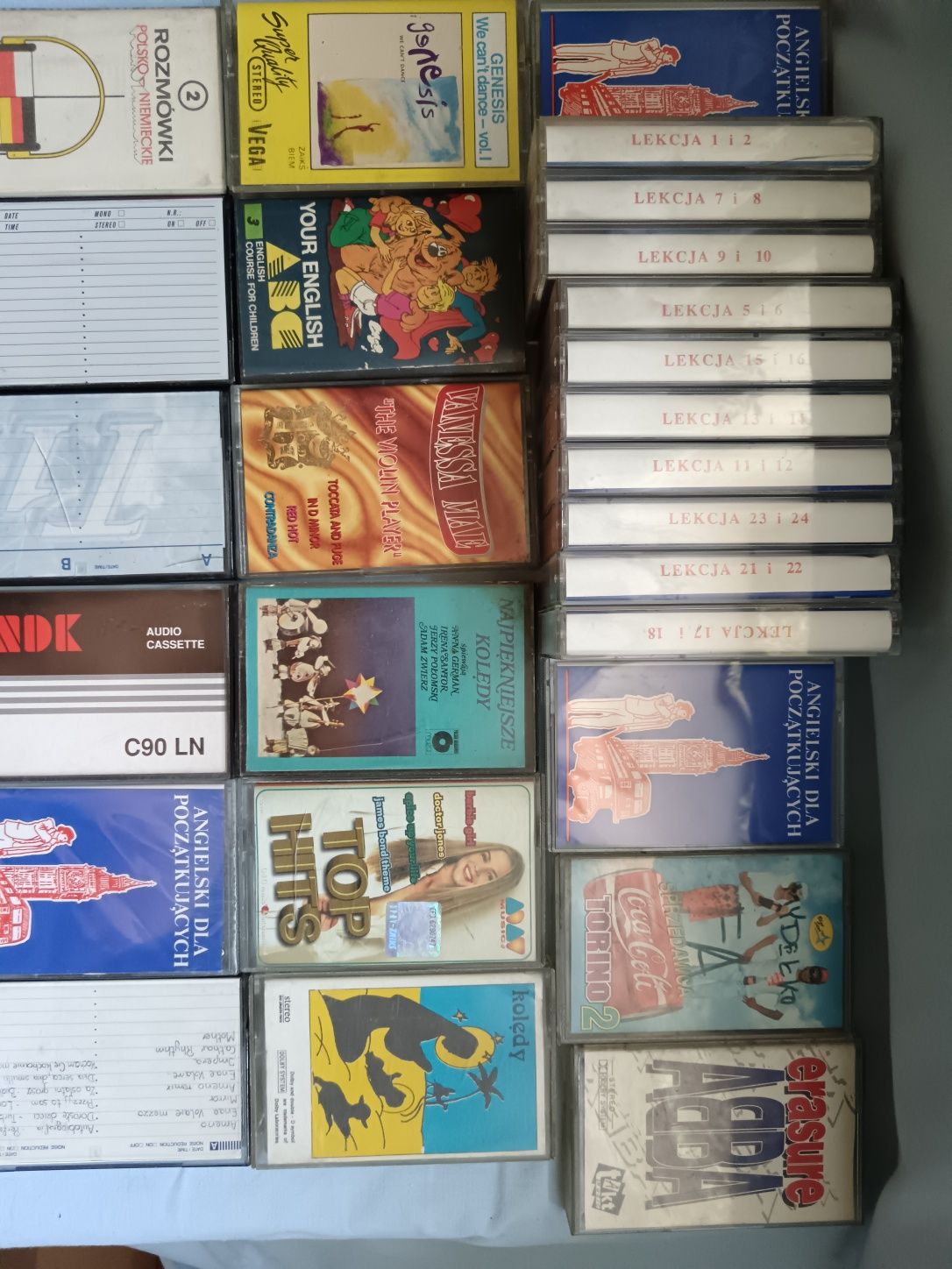 38 kaset magnetofonowych za 50zl