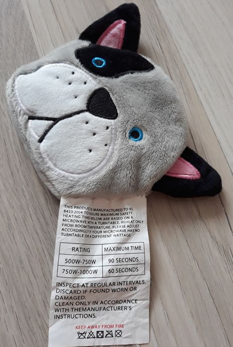 B&M Piesek termofor ogrzewacz dla dziecka do mikrofali