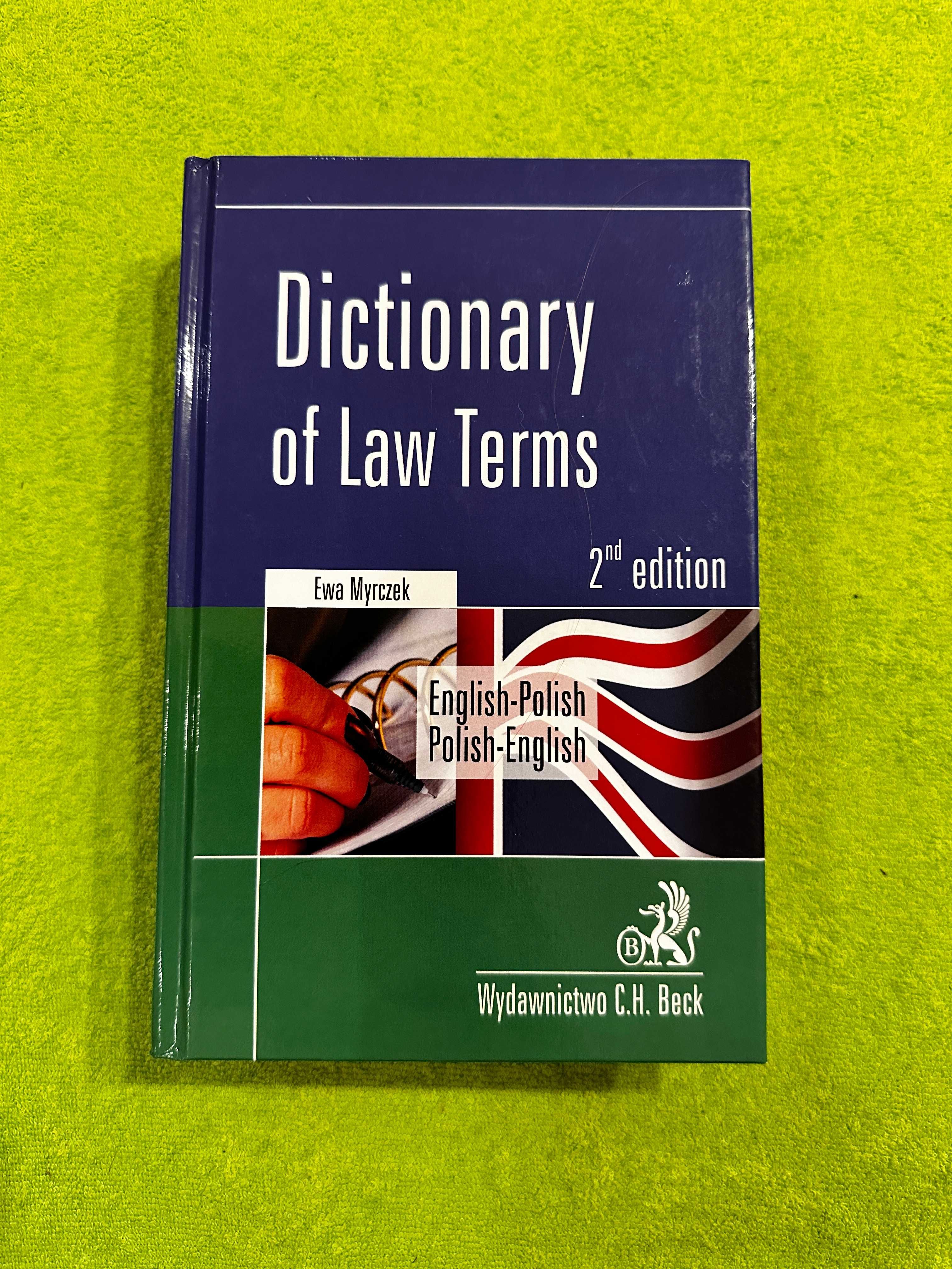 Dictionary of Law Terms - Ewa Myrczek - słownik prawniczy