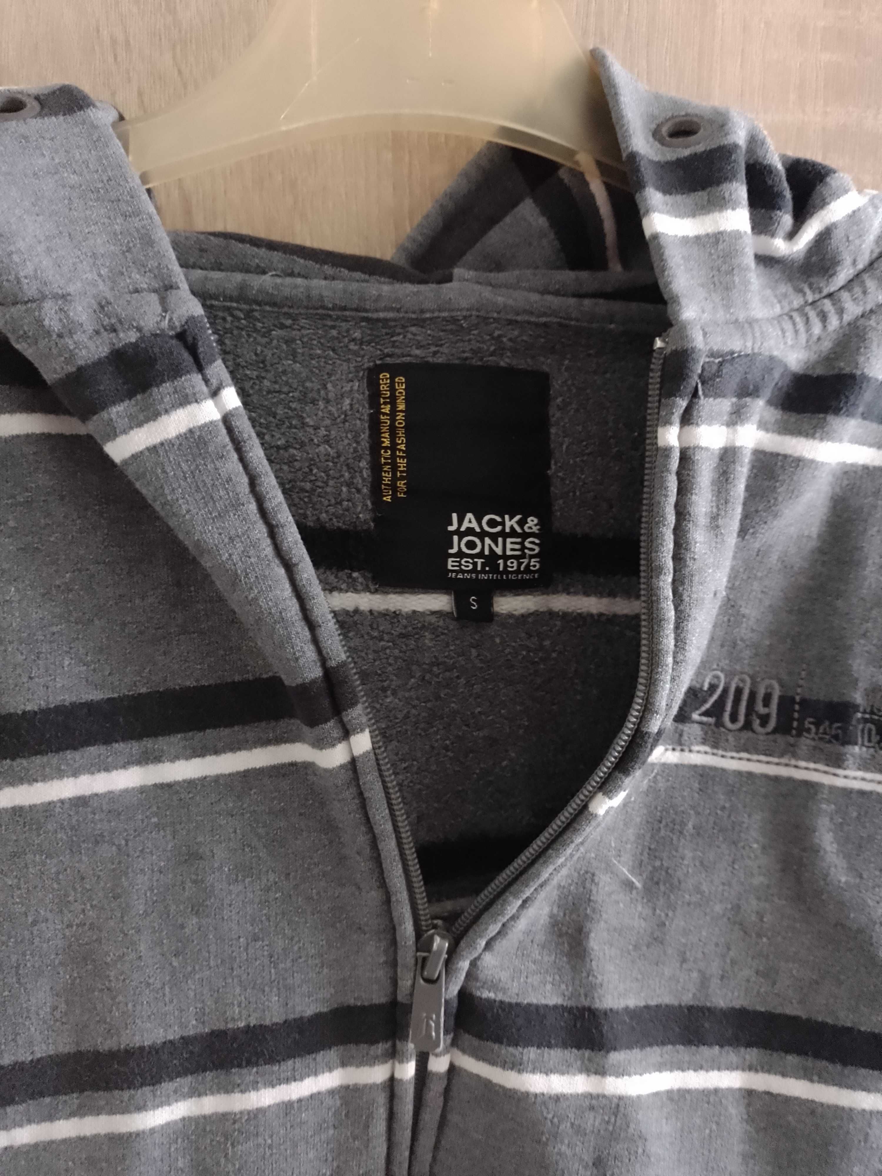 Bluza z kapturem w paski Jack Jones