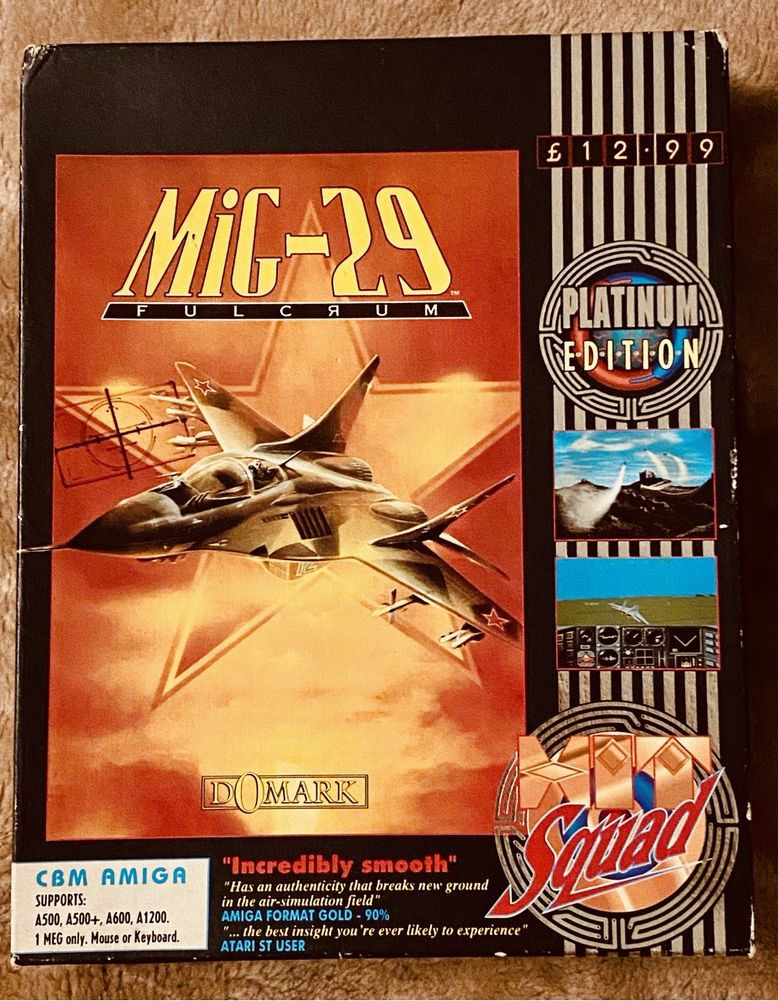 AMIGA - MiG-29 Fulcrum | PLATINUM EDITION | Full Box | Stan bdb
