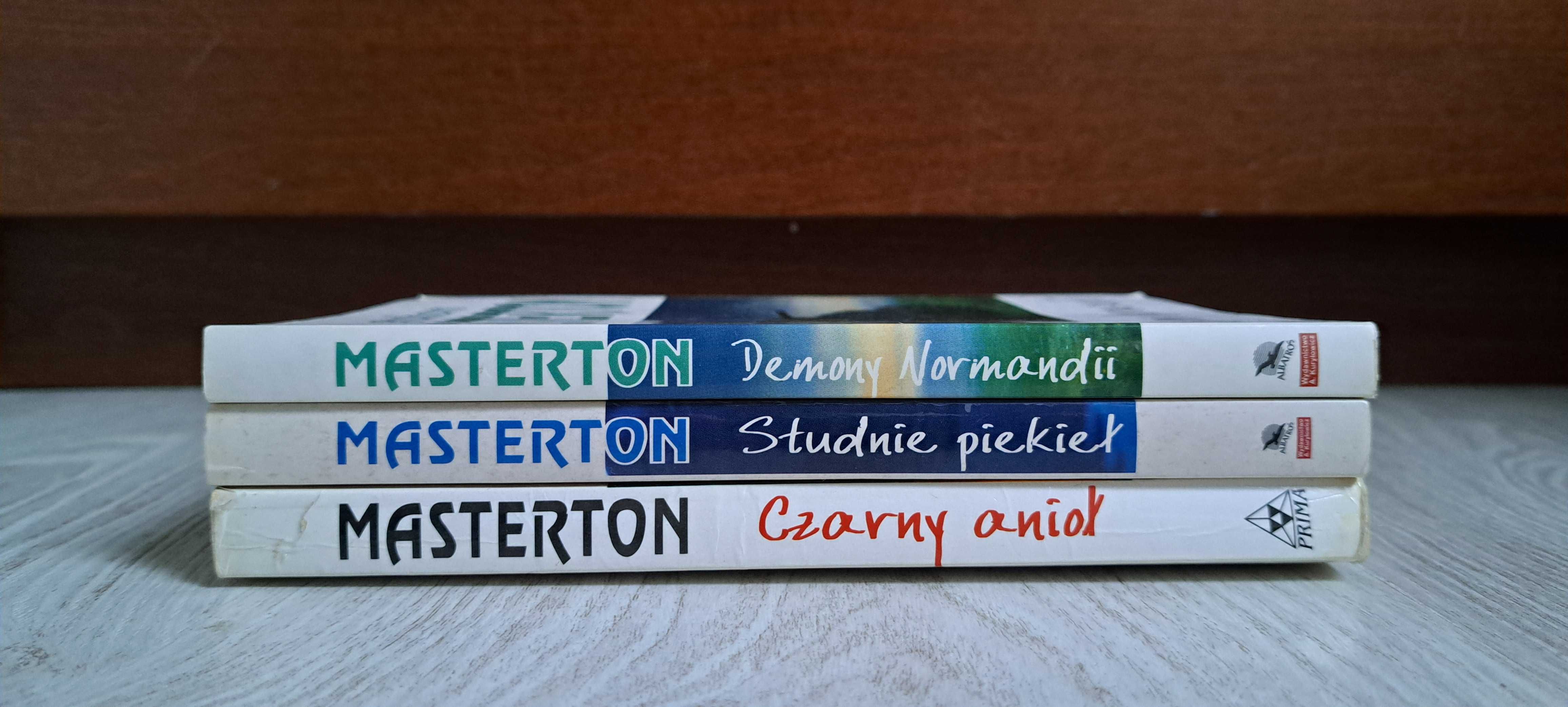 3x Graham Masterton Demony Normandii + Studnie piekieł + Czarny anioł