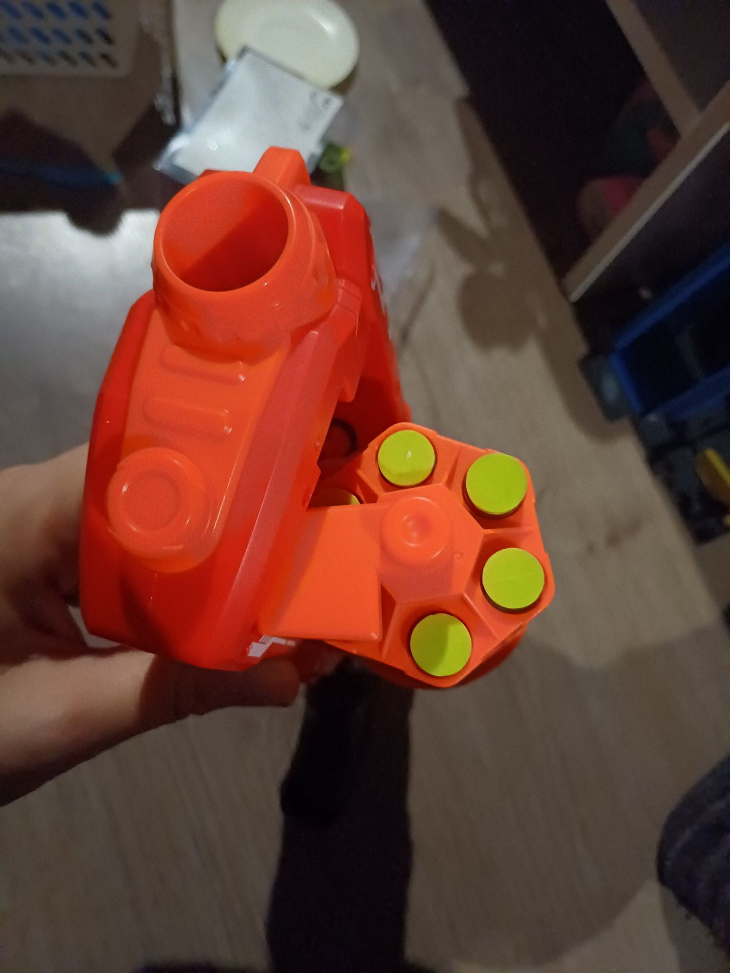 Пістолет дитячий з барабаном, револьвер типу nerf