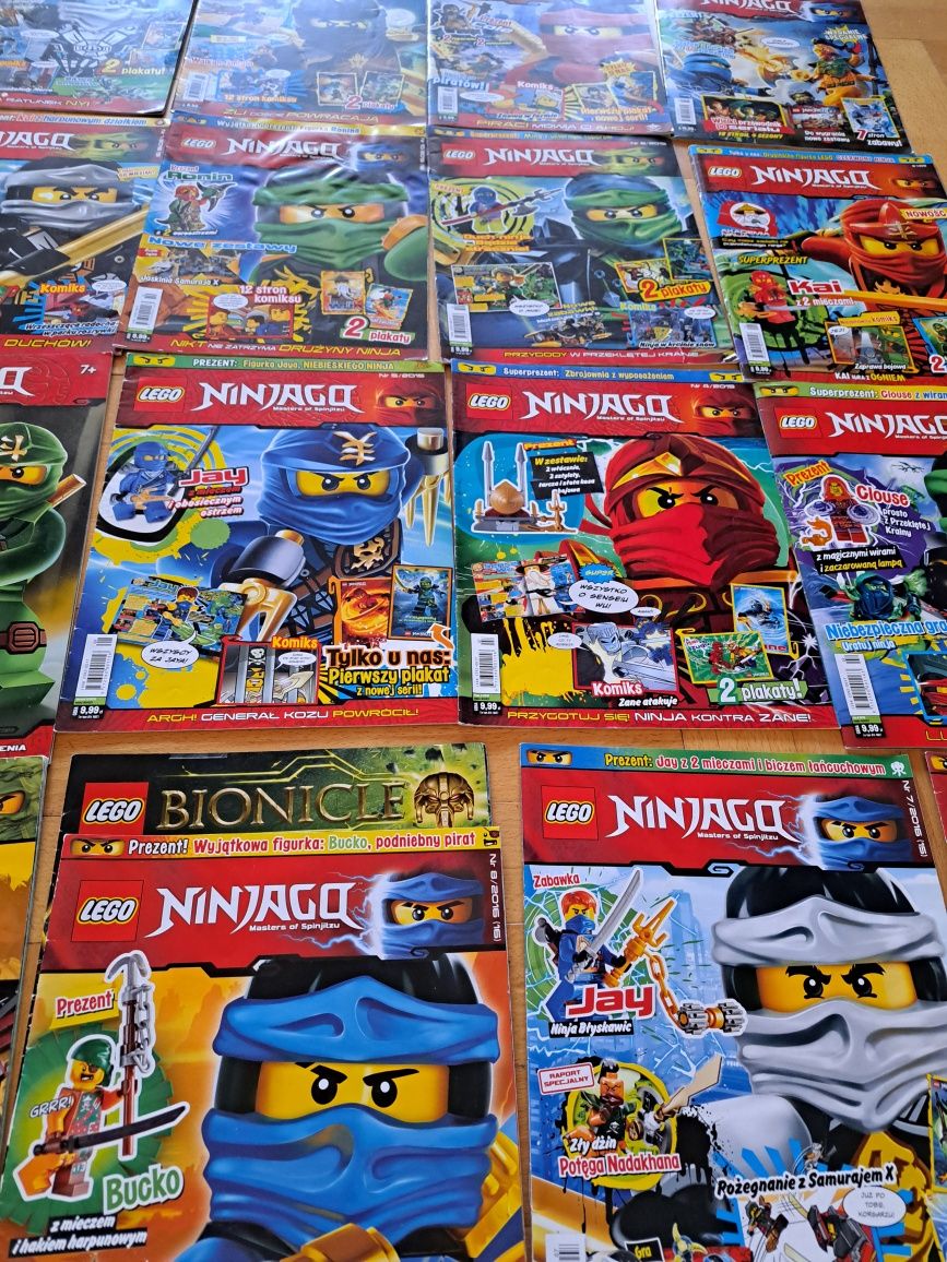 Zestaw gazetek Lego Ninjago plakaty