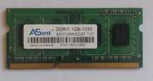 Оперативная память RAM DDR3 1Gb ASint 1R*8 PC3-10600