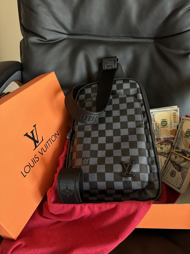 Сумка чоловіча Louis Vuitton Slingbag / мужская сумка