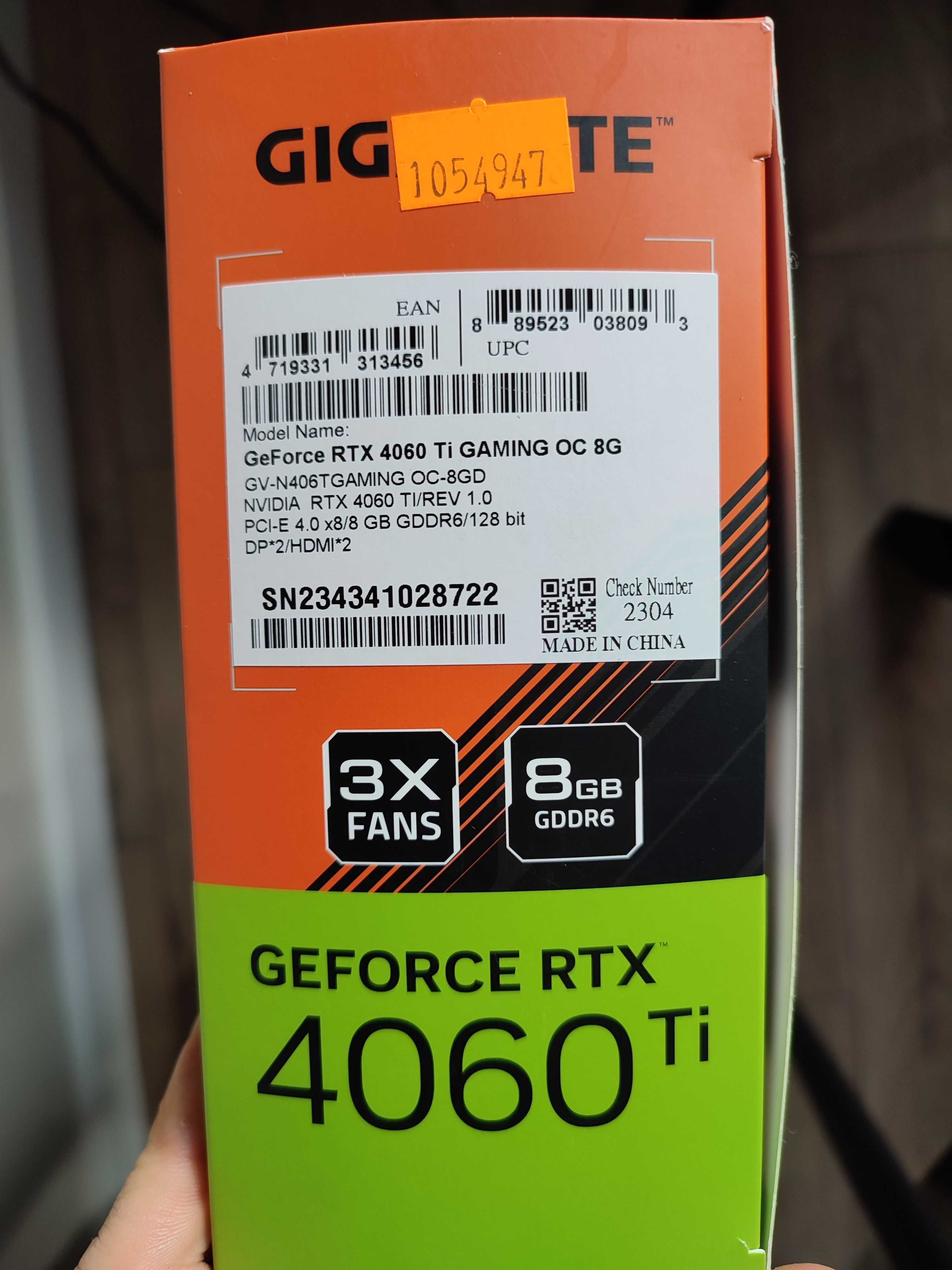 Nowa Karta graficzna Gigabyte GeForce GTX 4060Ti - Gwarancja 36msc