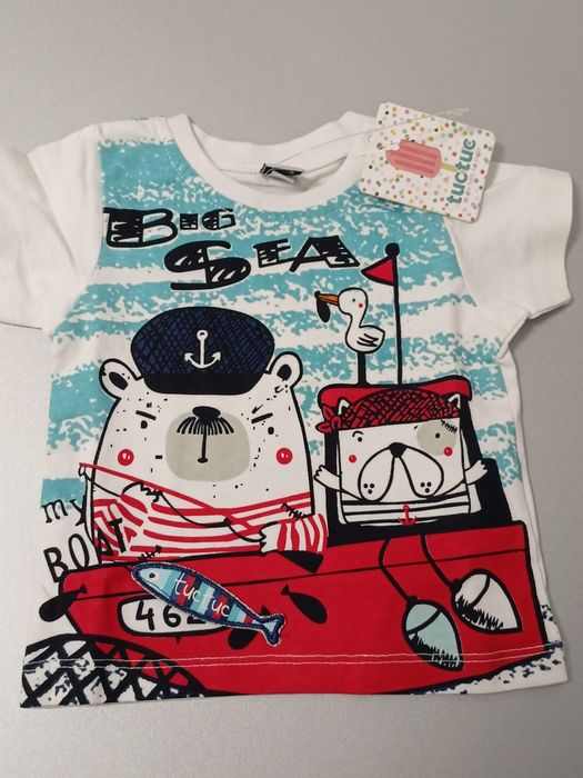 Koszulka t-shirt chlopięcy 62