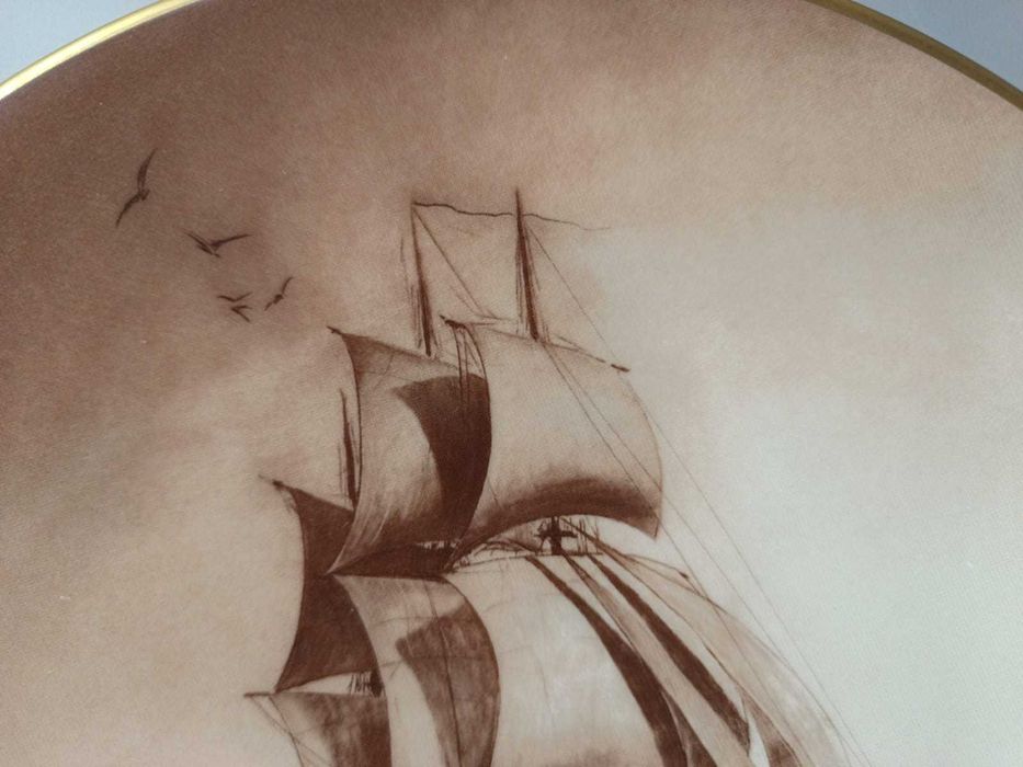 Prato “Navio em Alto Mar” – Rei D. Carlos I (Edição Limitada 1996)