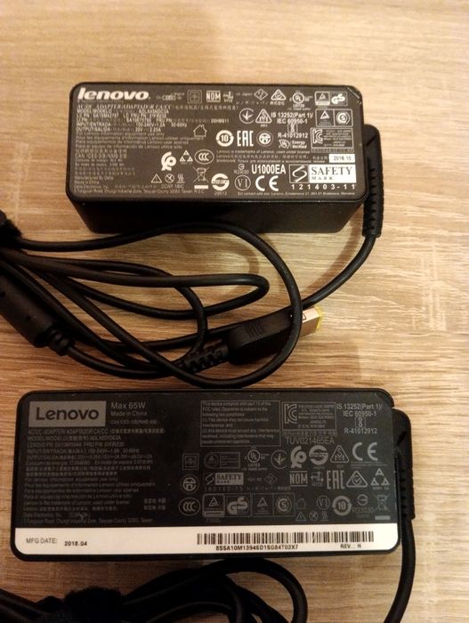 Блоки живлення до різних ноутбуків