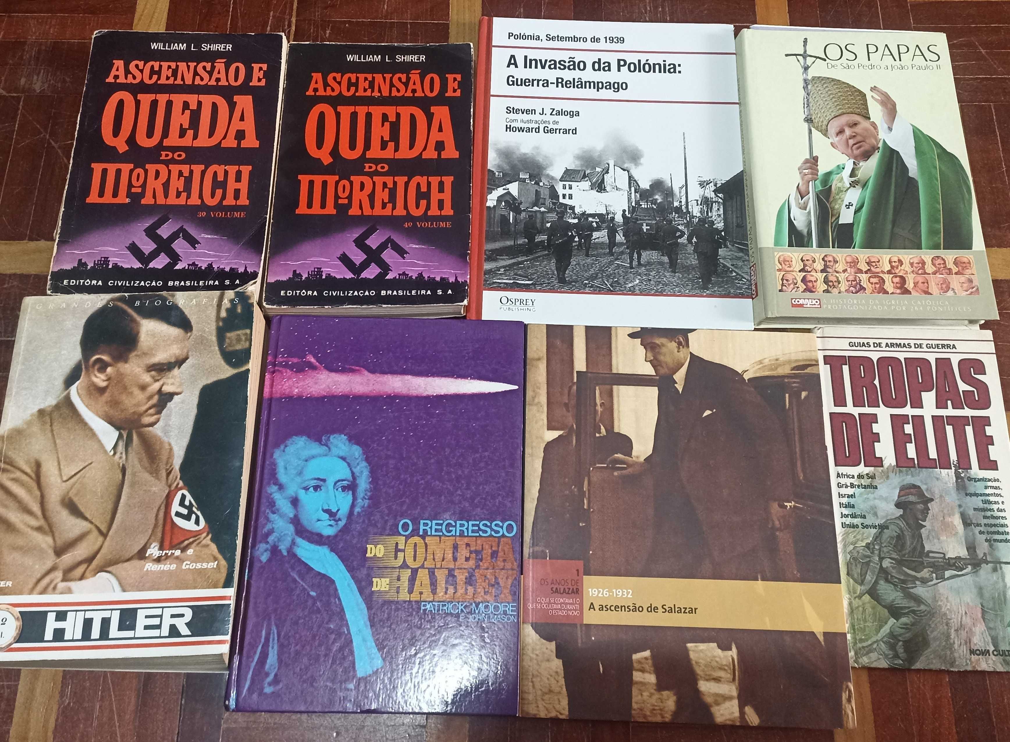 Lote 2 Livros diversos, livros História, preço baixo