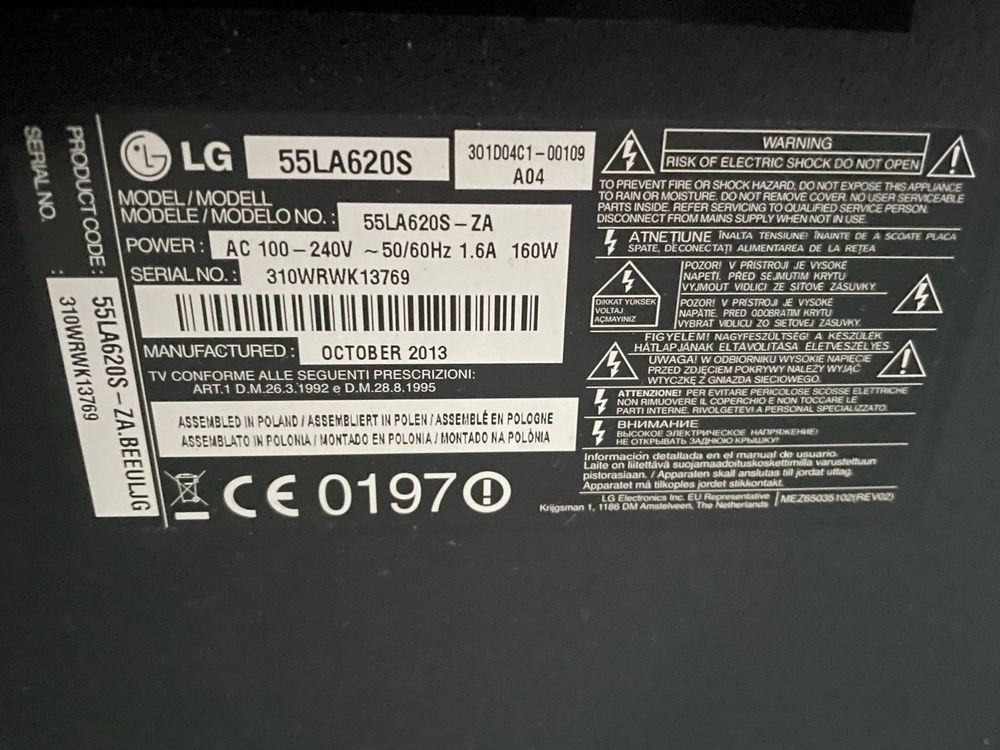 Telewizor LG 55 LA620S