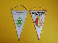 Proporczyk - Borussia Monchengladbach - Standard Liege - retro - prl