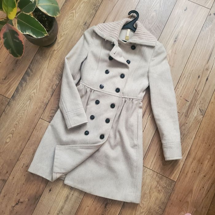 Пальто шерстяное, вовна Mango