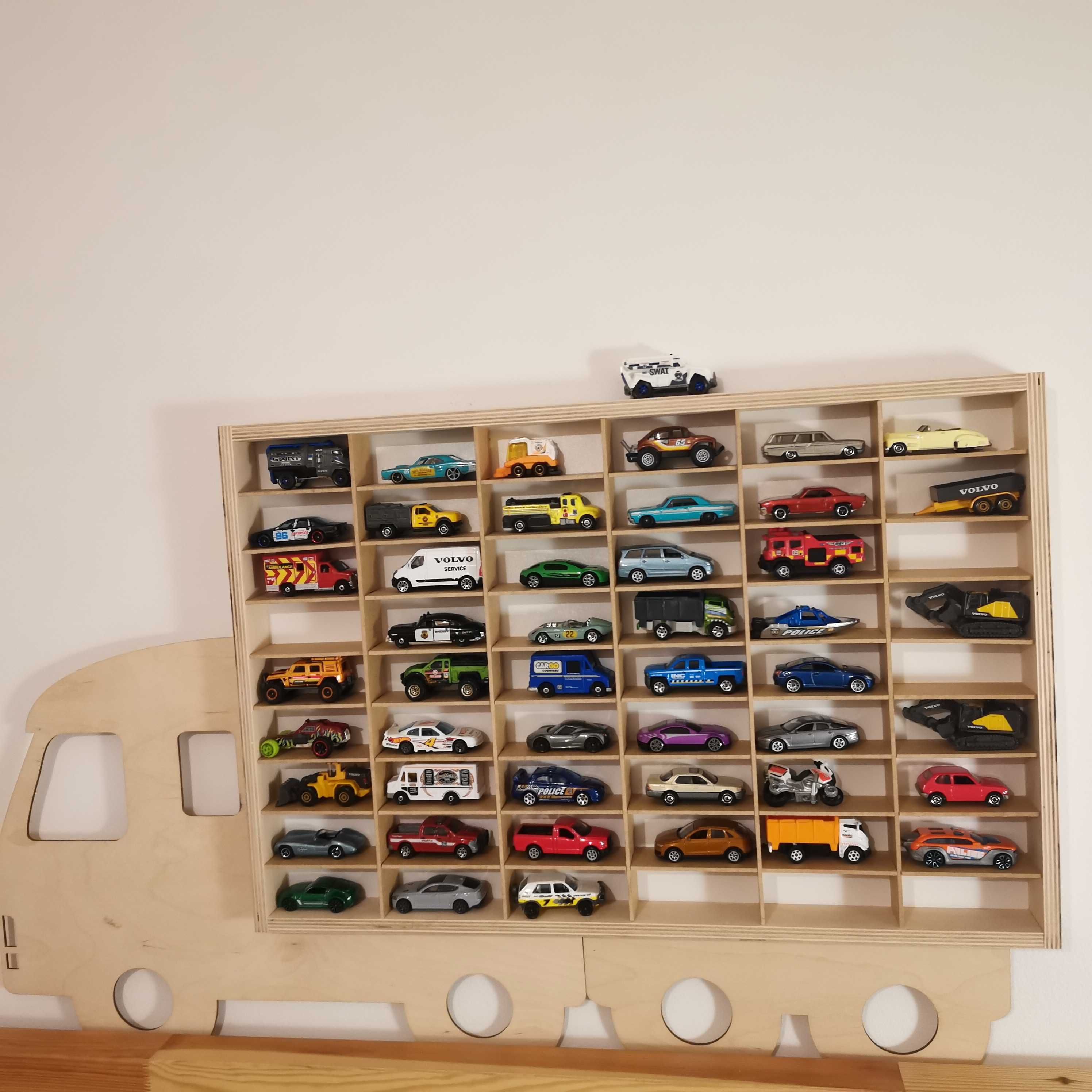 półka REGAŁ NA RESORAKI hot wheels samochodziki autka organizer