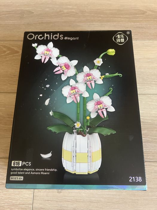 Lego kwiat, orchidea NOWY