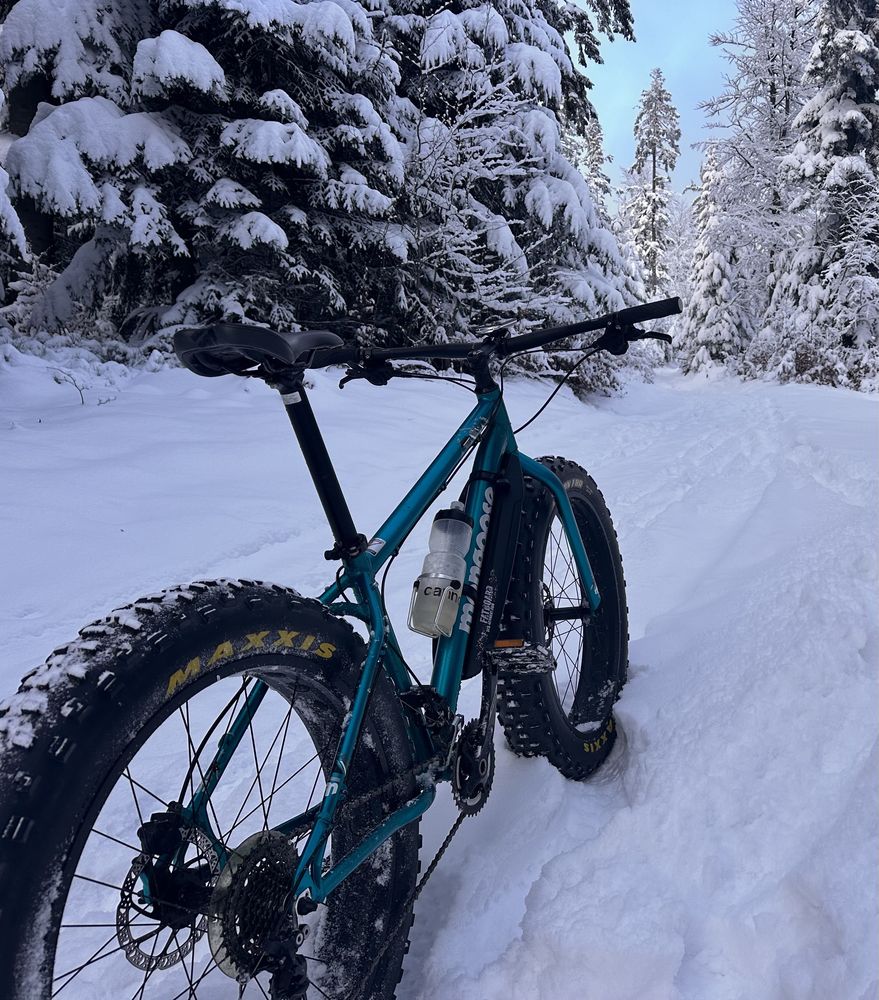 Rower Fat Bike snieg zimowy bloto