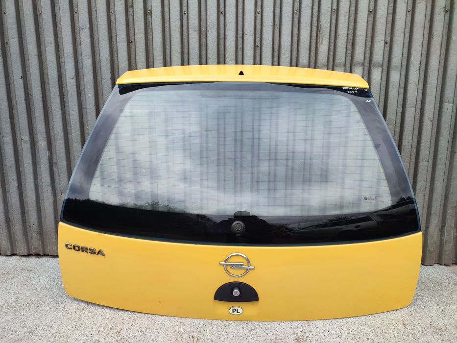 Opel Corsa C 3D klapa bagażnika tył tylna Z40K