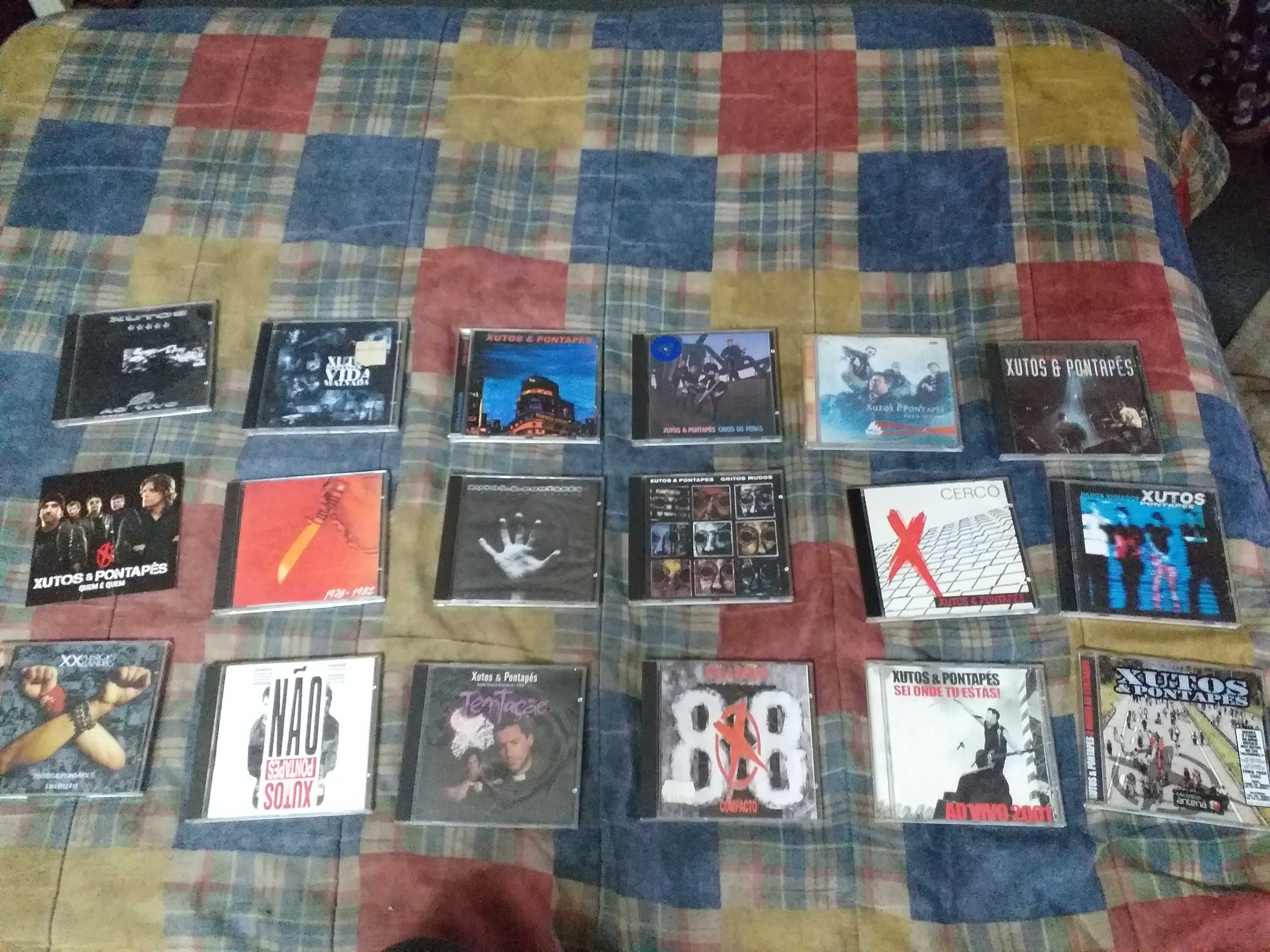 Coleção de CDs originais de Xutos & Pontapés