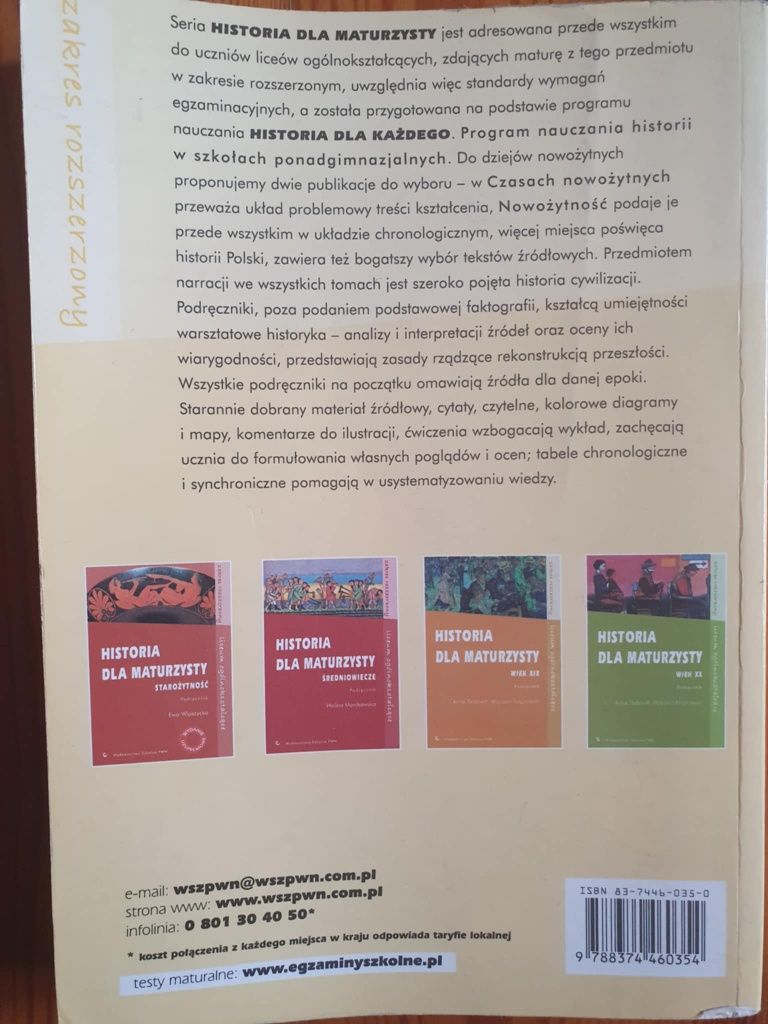 Historia dla maturzysty. Nowożytność