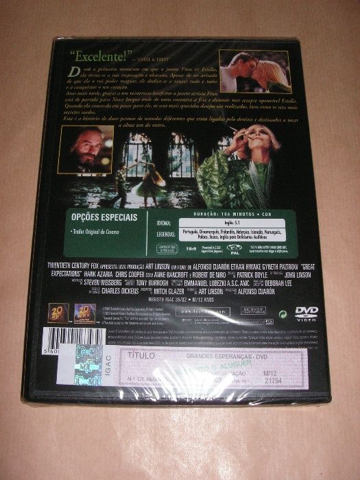 DVD Grandes Esperanças (Novo)
