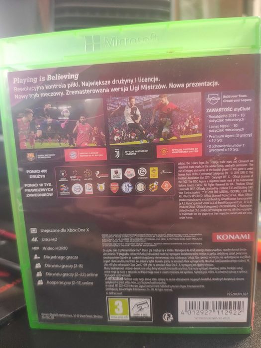 EFootball PES 2020 Xbox One Series X Pro Skup Wymiana SklepRetroWWA