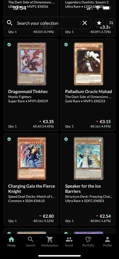 400+ cartas de Yugioh