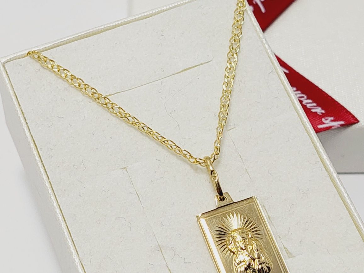 zawieszka komunia święta zloto 14k