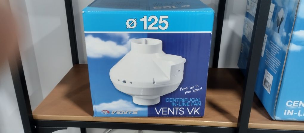 Extratores de Ar VK Vents Várias potências tubos 100,125,200mm