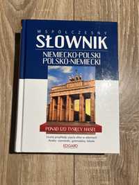 Współczesny słownik niemiecko-polski polsko-niemiecki Edgar