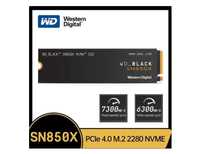 SSD Disk Western Digital Black SN850X 2TB NVMe 2280 PCIe4x4 7300MB/s