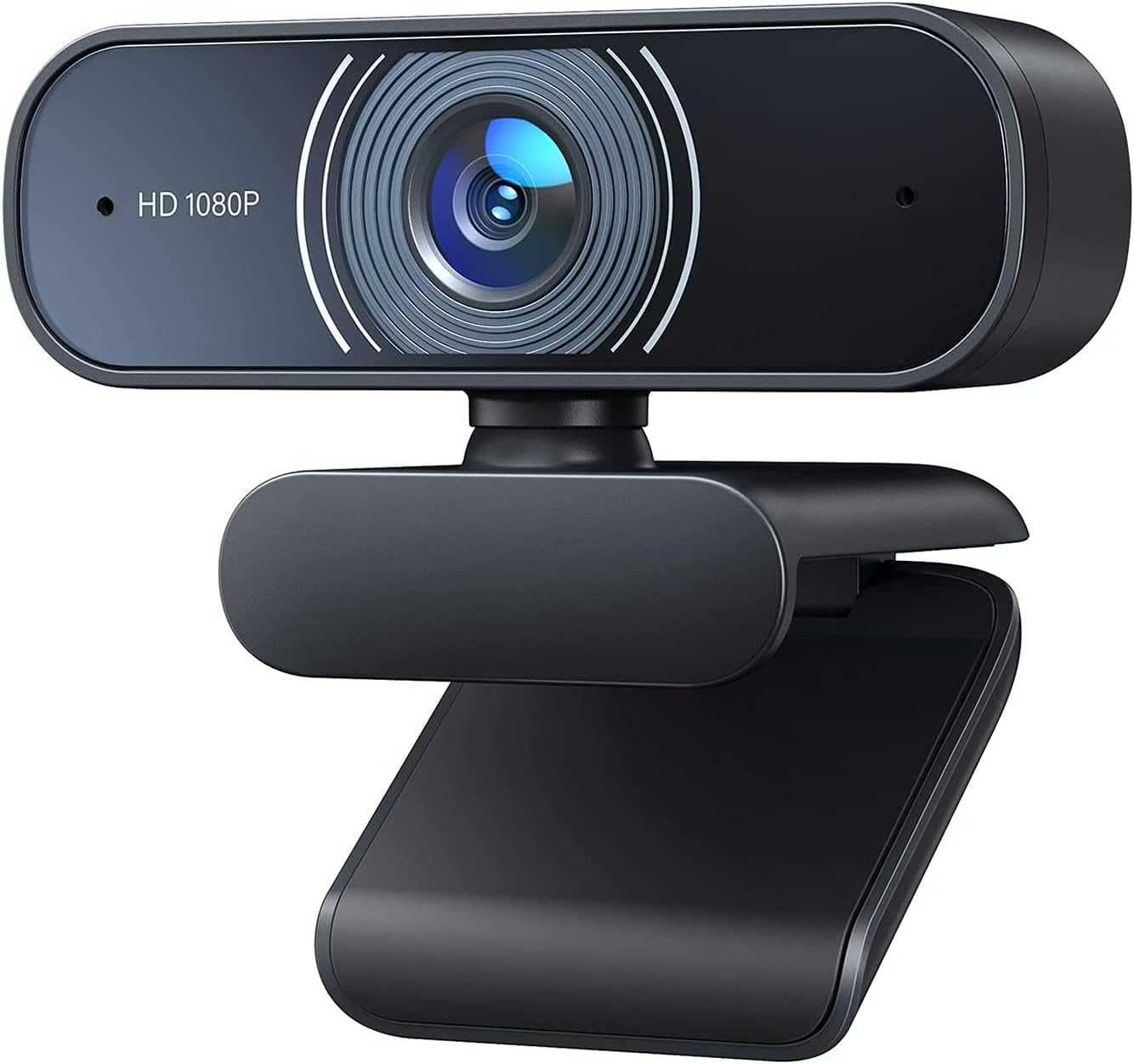 Kamera internetowa 1080P, kamera stacjonarna z dwoma mikrofonami,